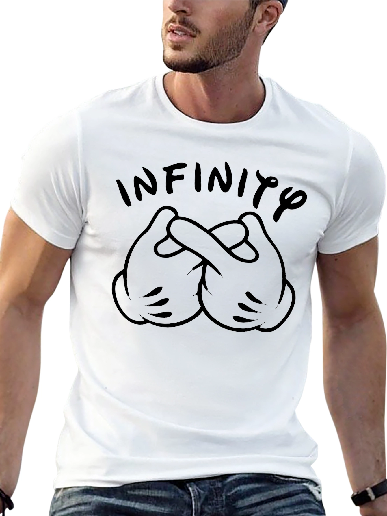 Infinity Mickey Hands Graphic T-Shirt