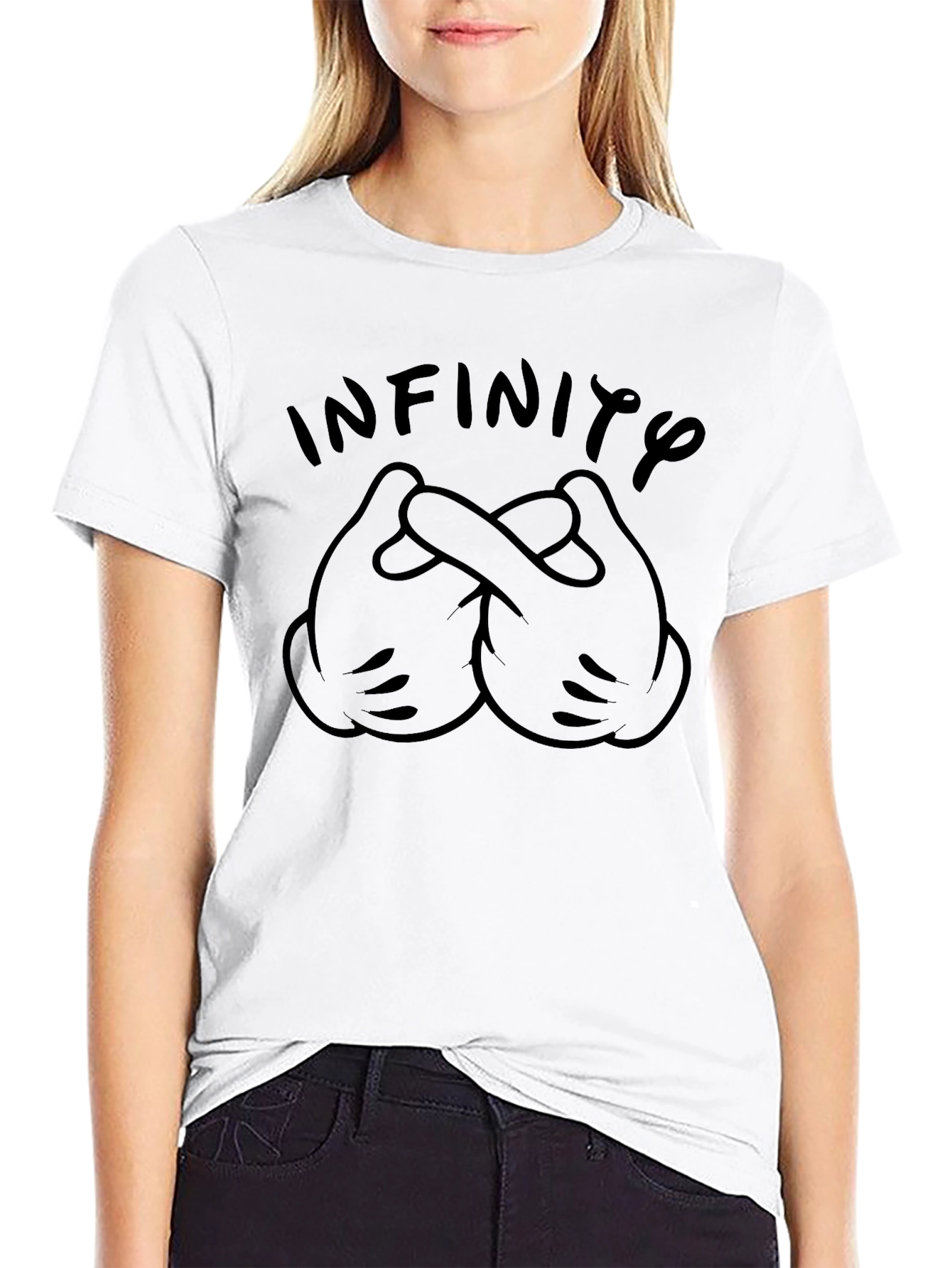 Infinity Mickey Hands Graphic T-Shirt