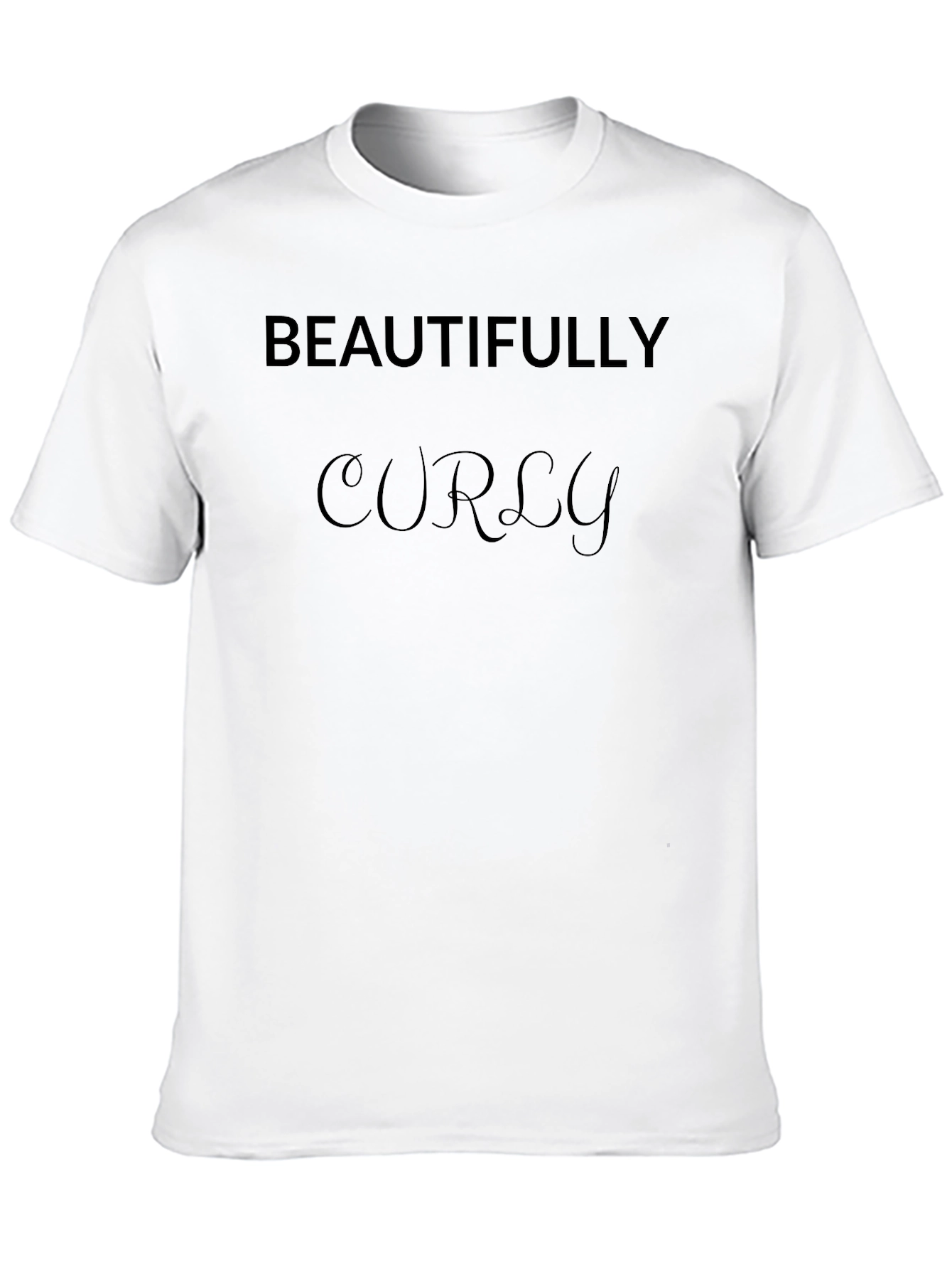Beautifully Curly Black T-Shirt