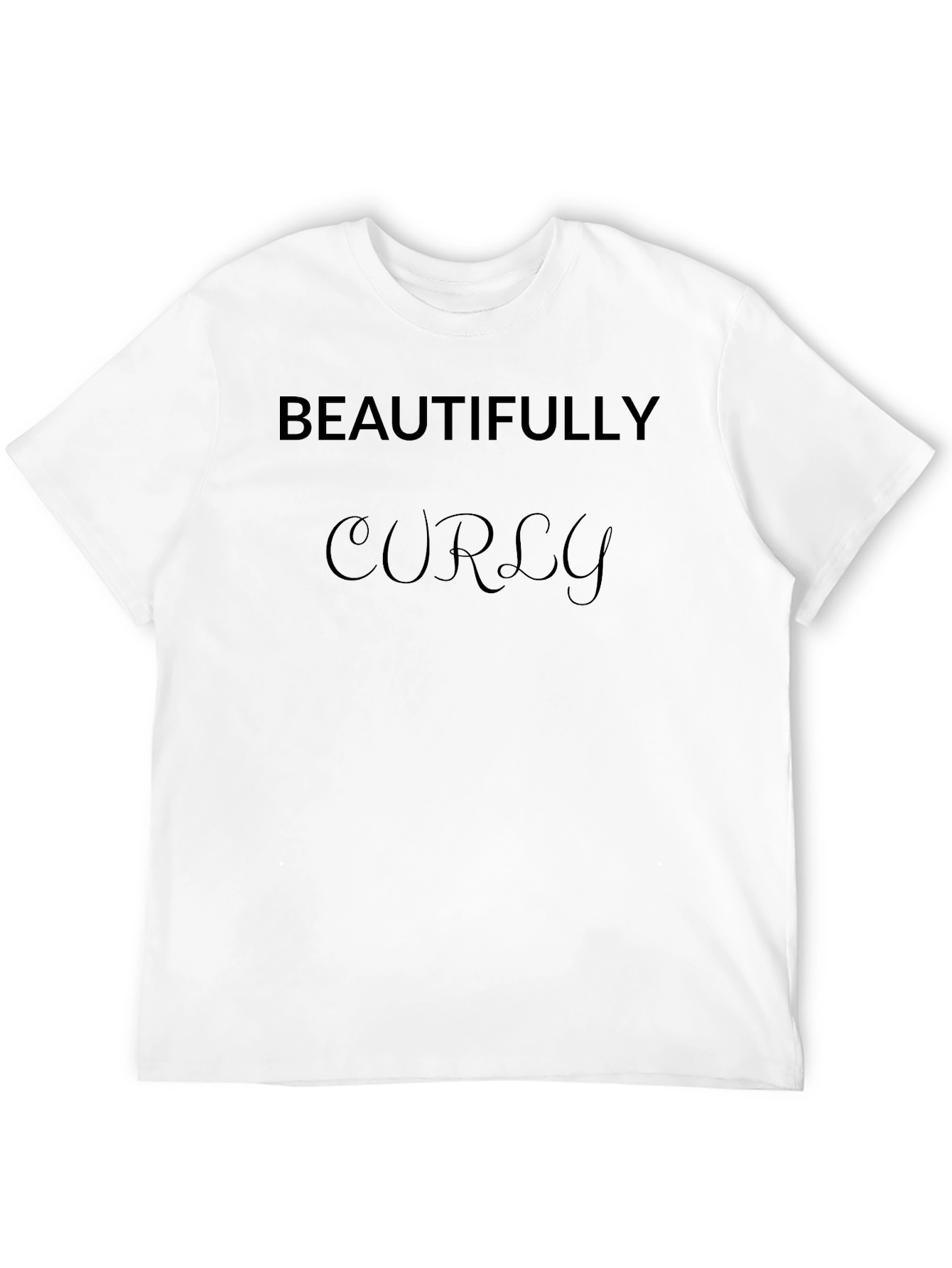Beautifully Curly Black T-Shirt