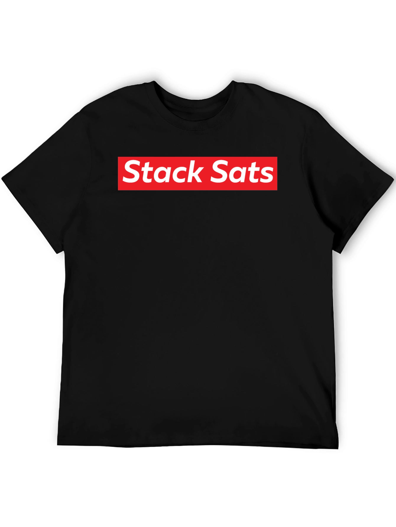 Stack Sats T-Shirt - Supreme Style Bitcoin Tee