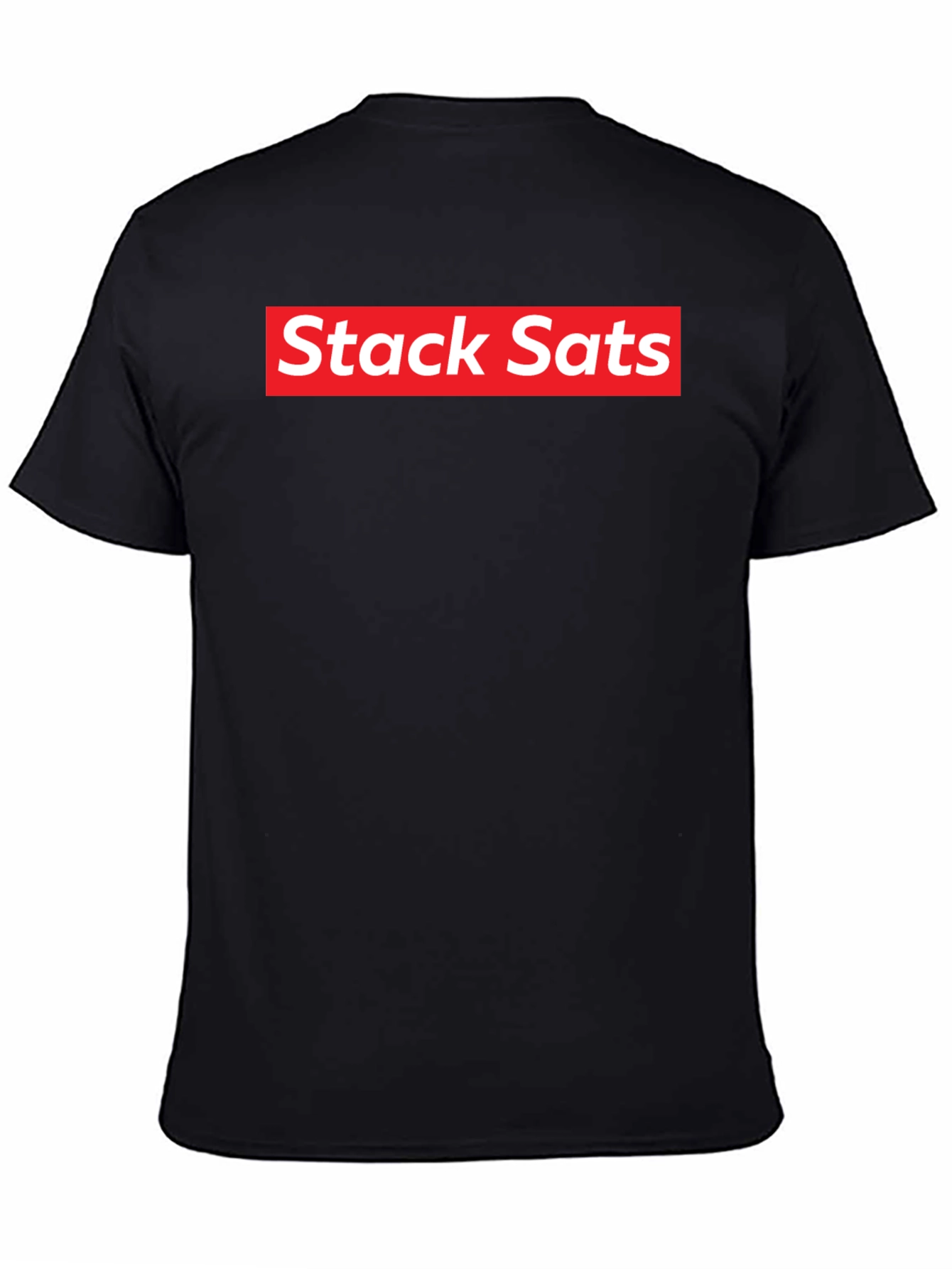 Stack Sats T-Shirt - Supreme Style Bitcoin Tee