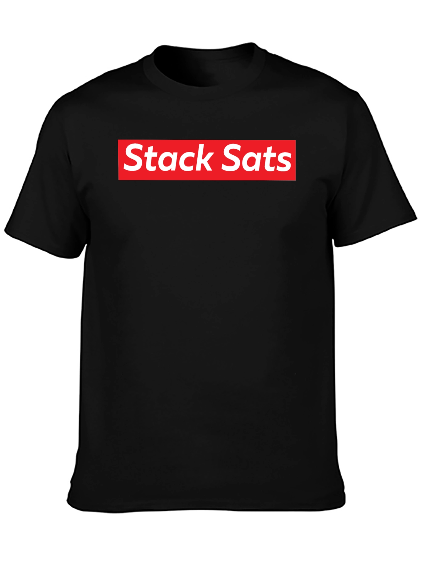 Stack Sats T-Shirt - Supreme Style Bitcoin Tee