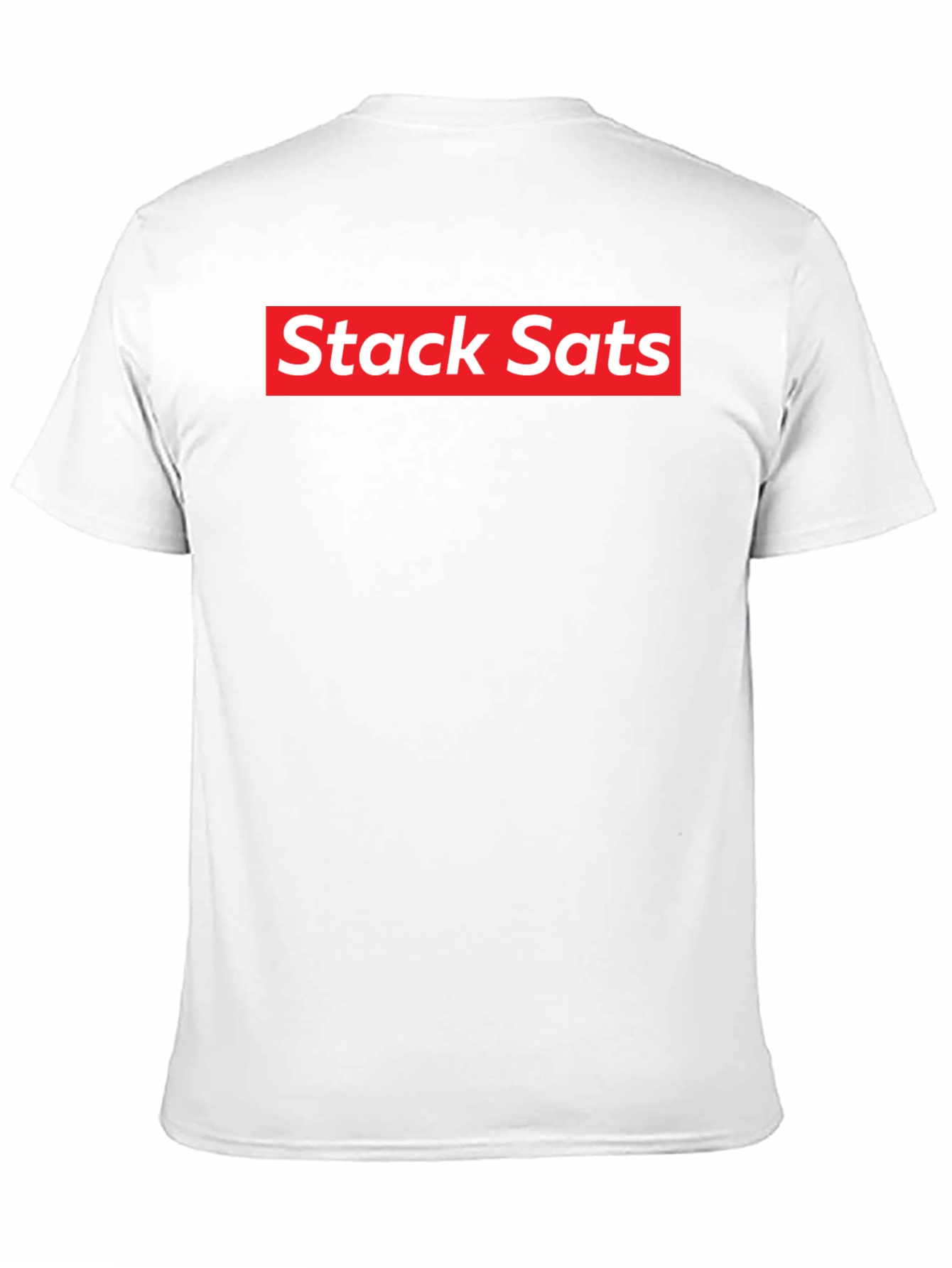 Stack Sats T-Shirt - Supreme Style Bitcoin Tee