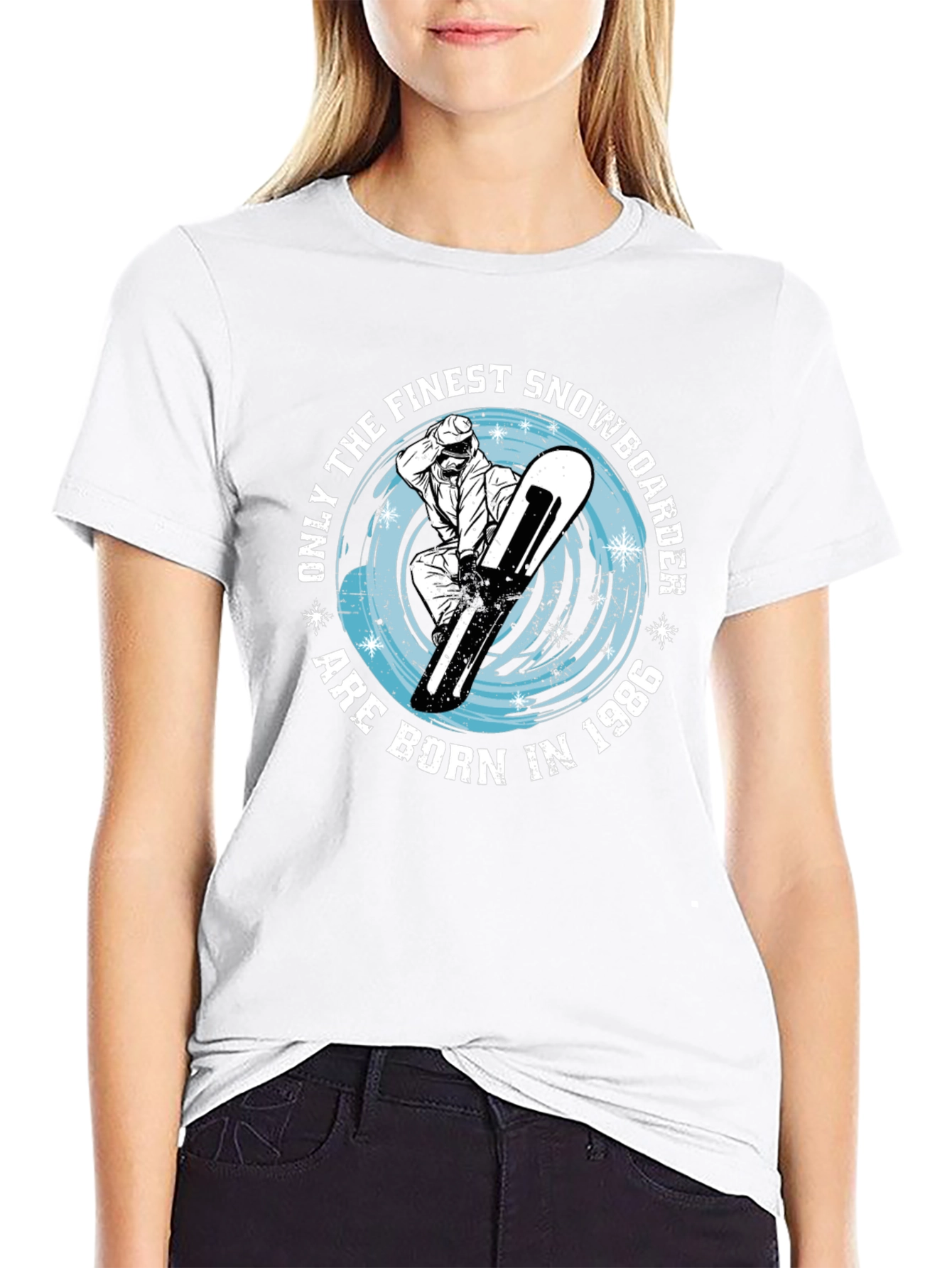 Finest Snowboarder Born in 1986 Graphic T-Shirt