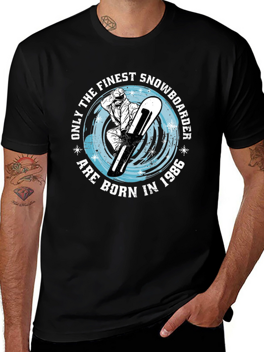 Finest Snowboarder Born in 1986 Graphic T-Shirt