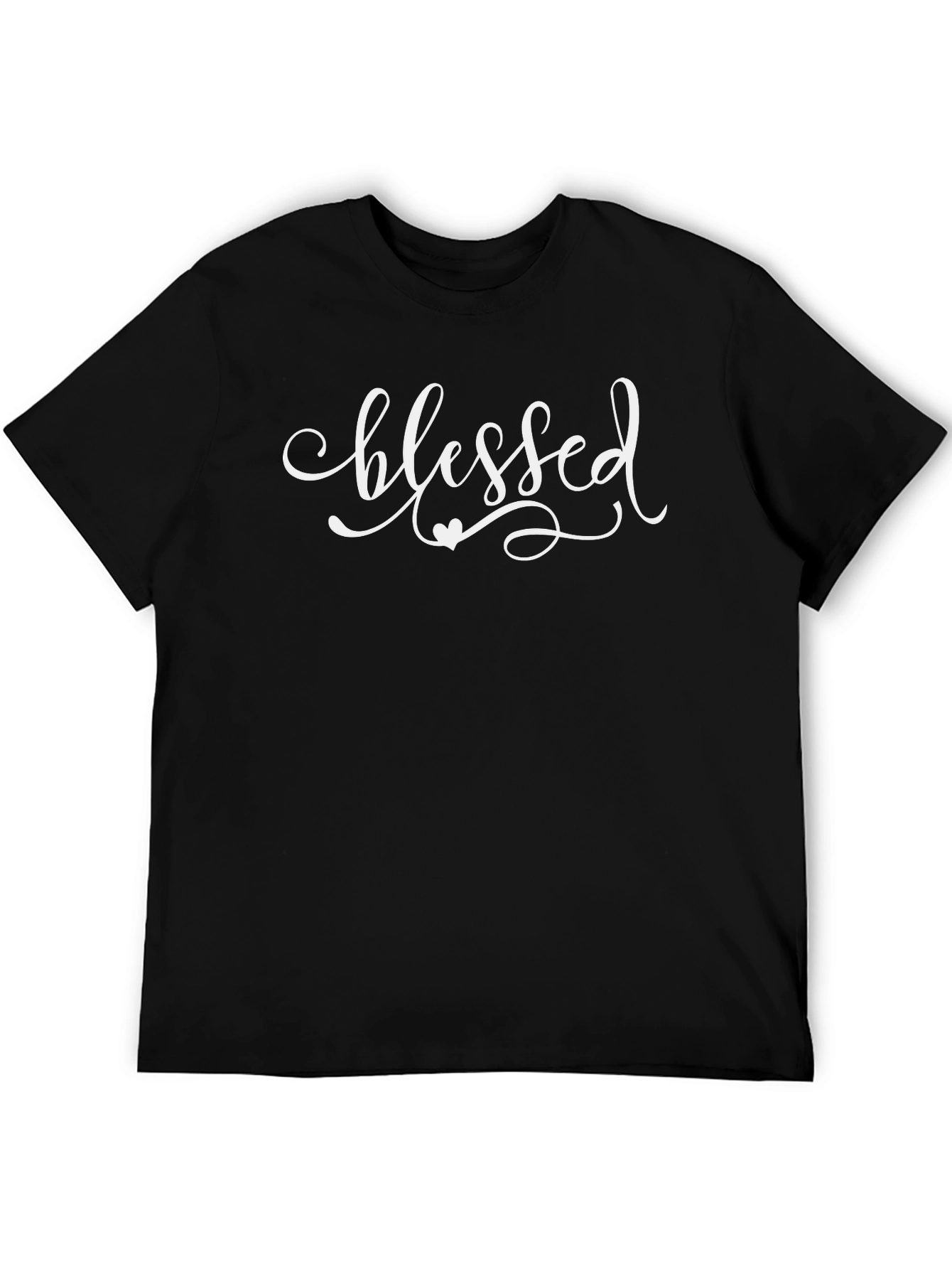 Blessed Graphic Tee - Soft Black Shirt