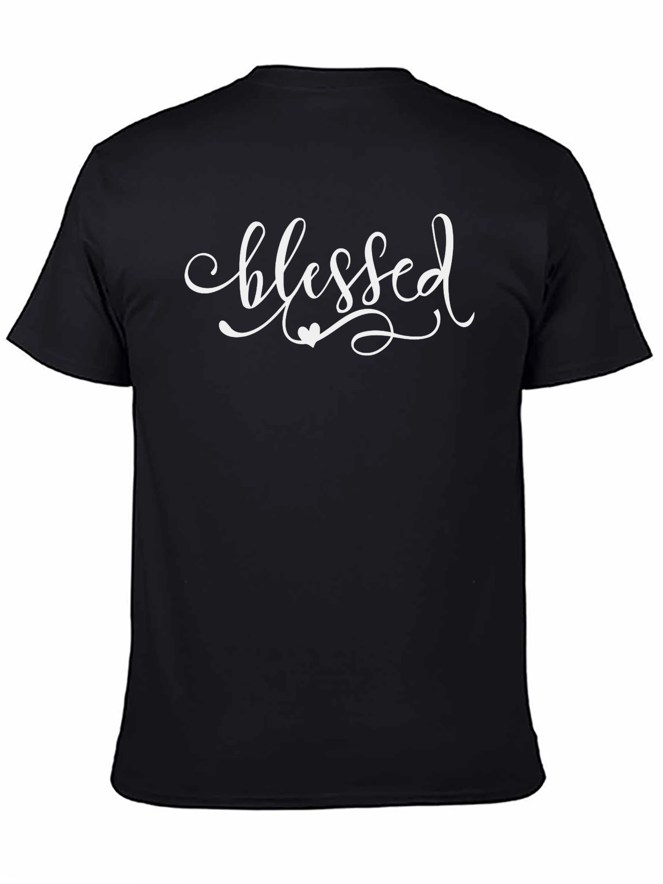 Blessed Graphic Tee - Soft Black Shirt