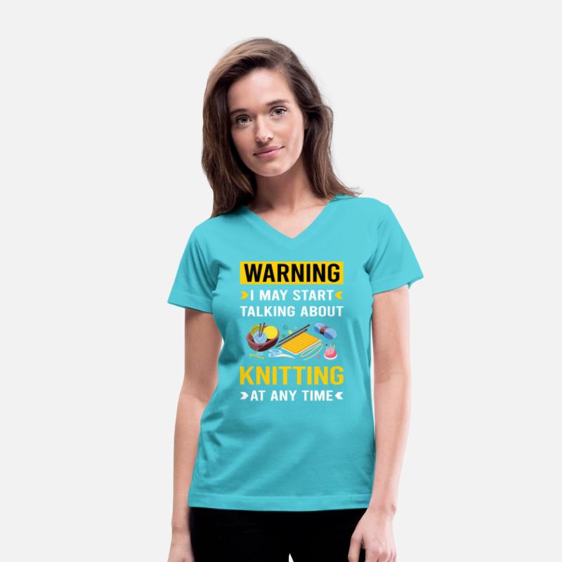 Warning Knitting Knit Knitter