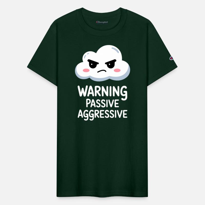 Warning Passive Aggressive Cloud Humor