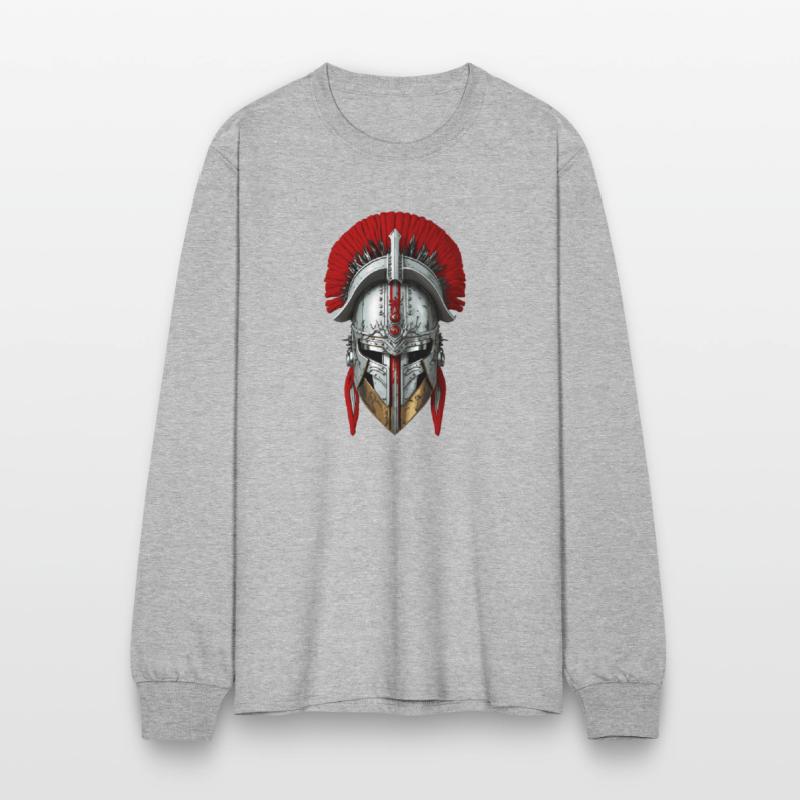 Warrior helmet illustration