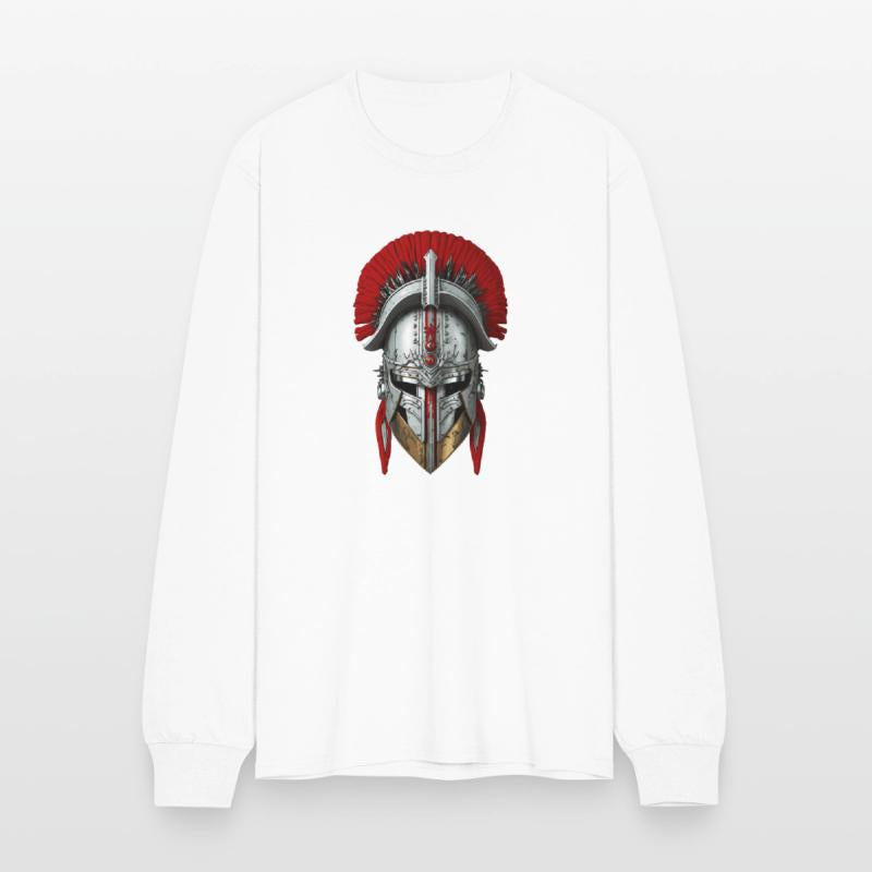 Warrior helmet illustration