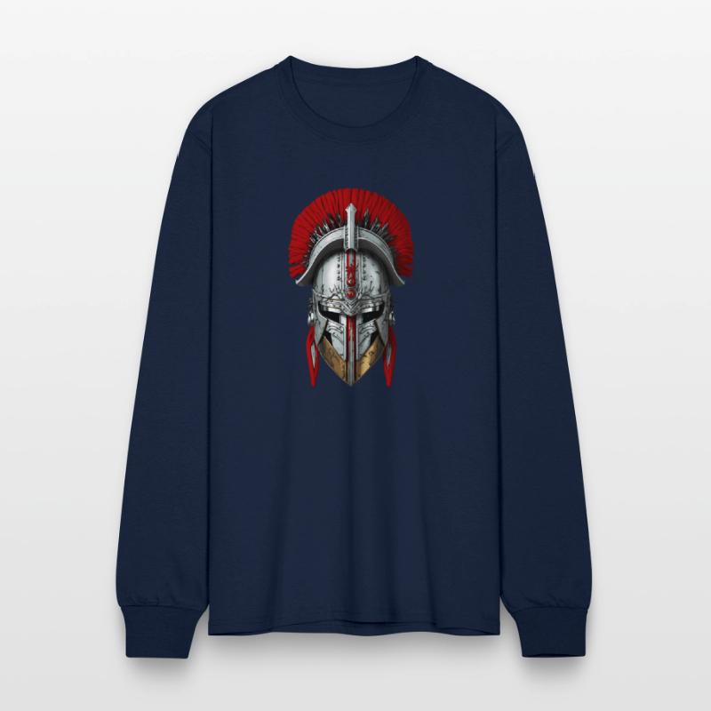 Warrior helmet illustration