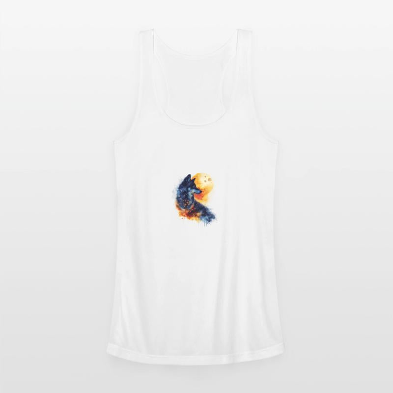 Watercolor style Cosmic Wolves clipart bundle ,