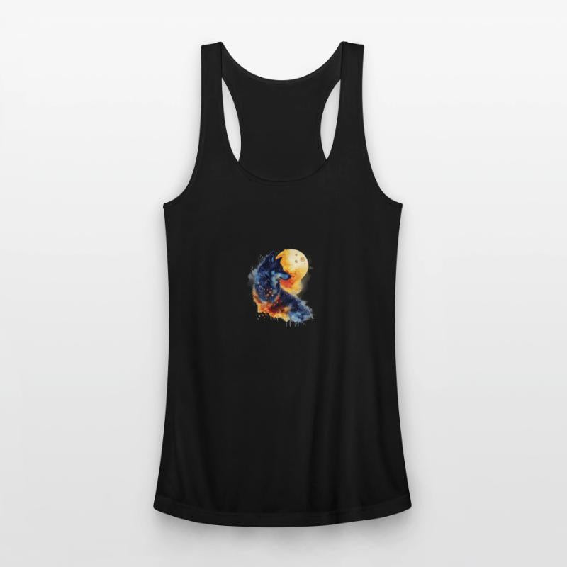 Watercolor style Cosmic Wolves clipart bundle ,