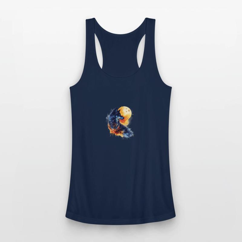 Watercolor style Cosmic Wolves clipart bundle ,