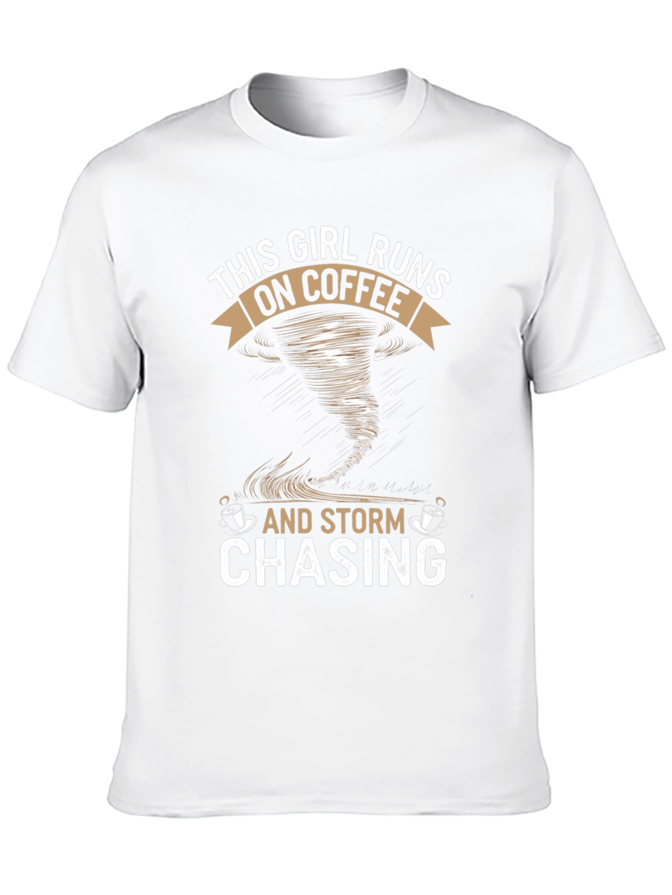 Coffee & Storm Chasing Graphic T-Shirt