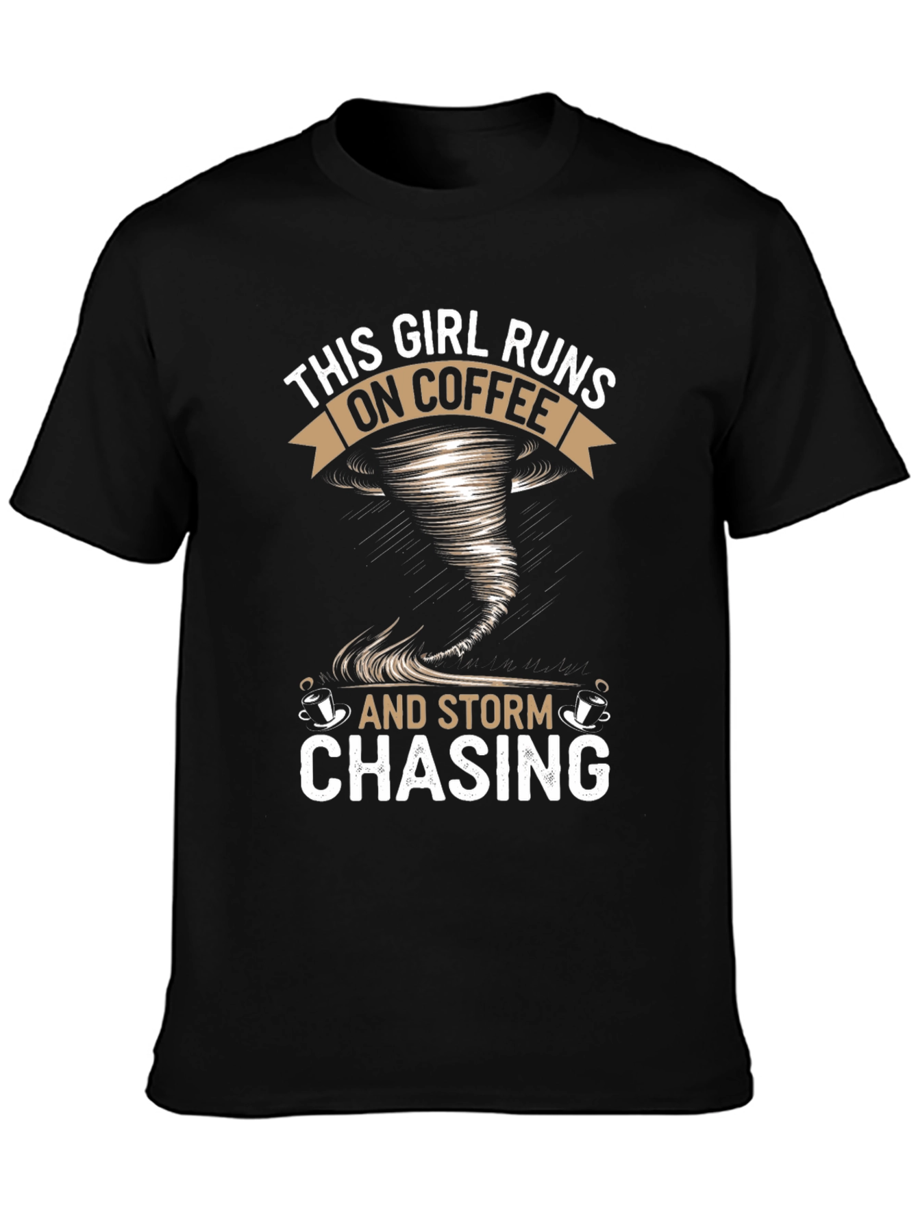 Coffee & Storm Chasing Graphic T-Shirt