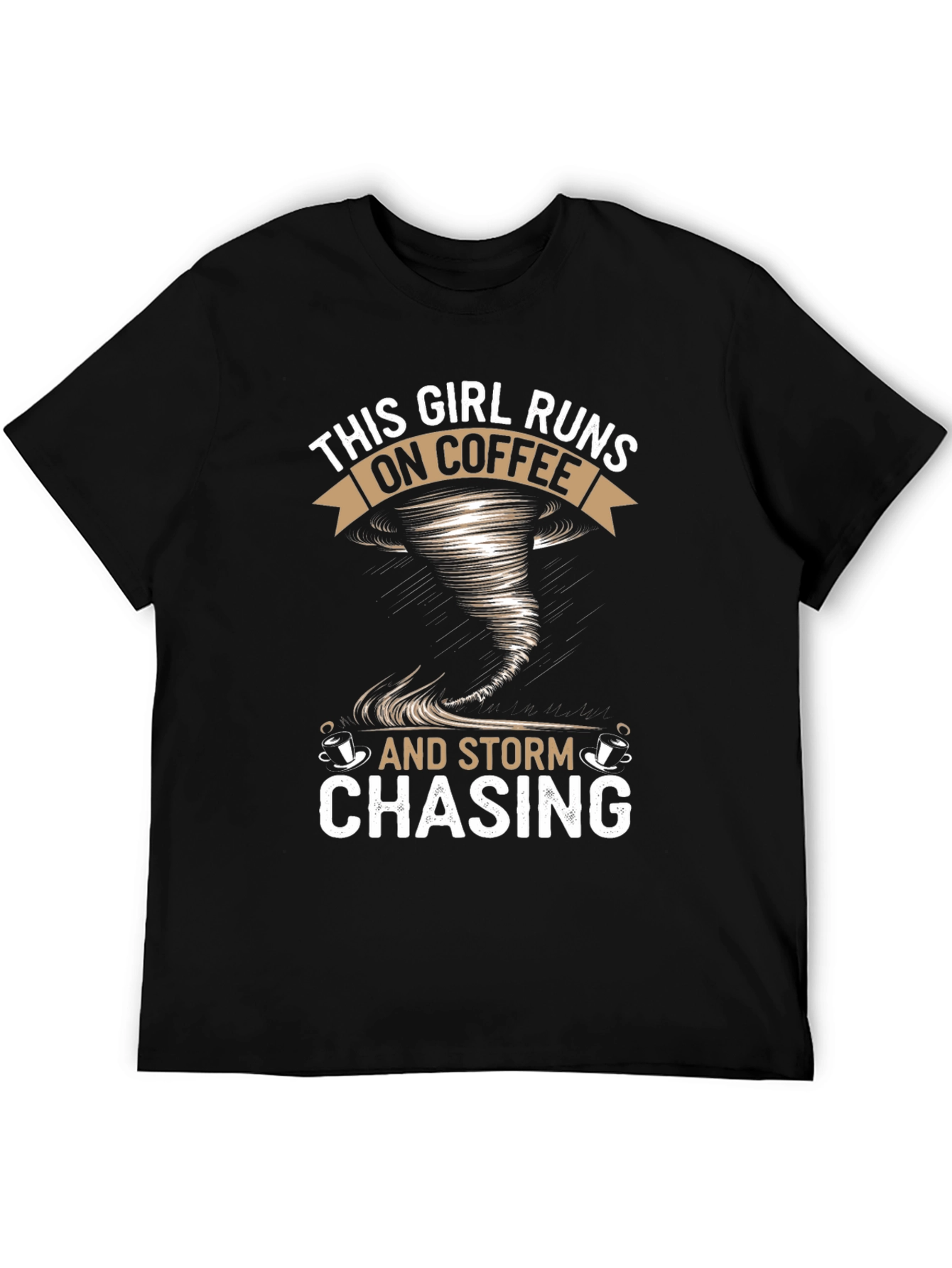Coffee & Storm Chasing Graphic T-Shirt