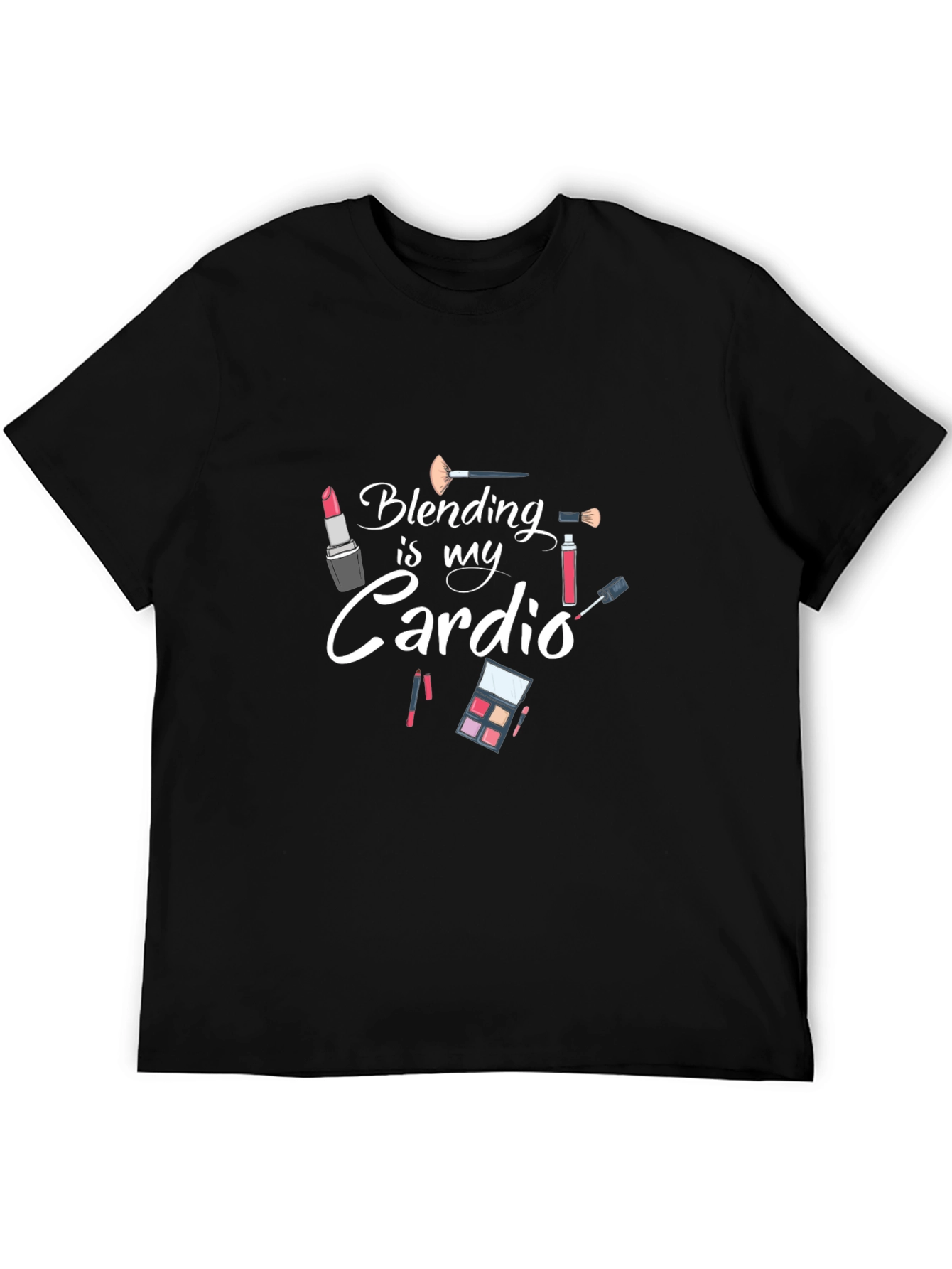 Blending is My Cardio Black T-Shirt