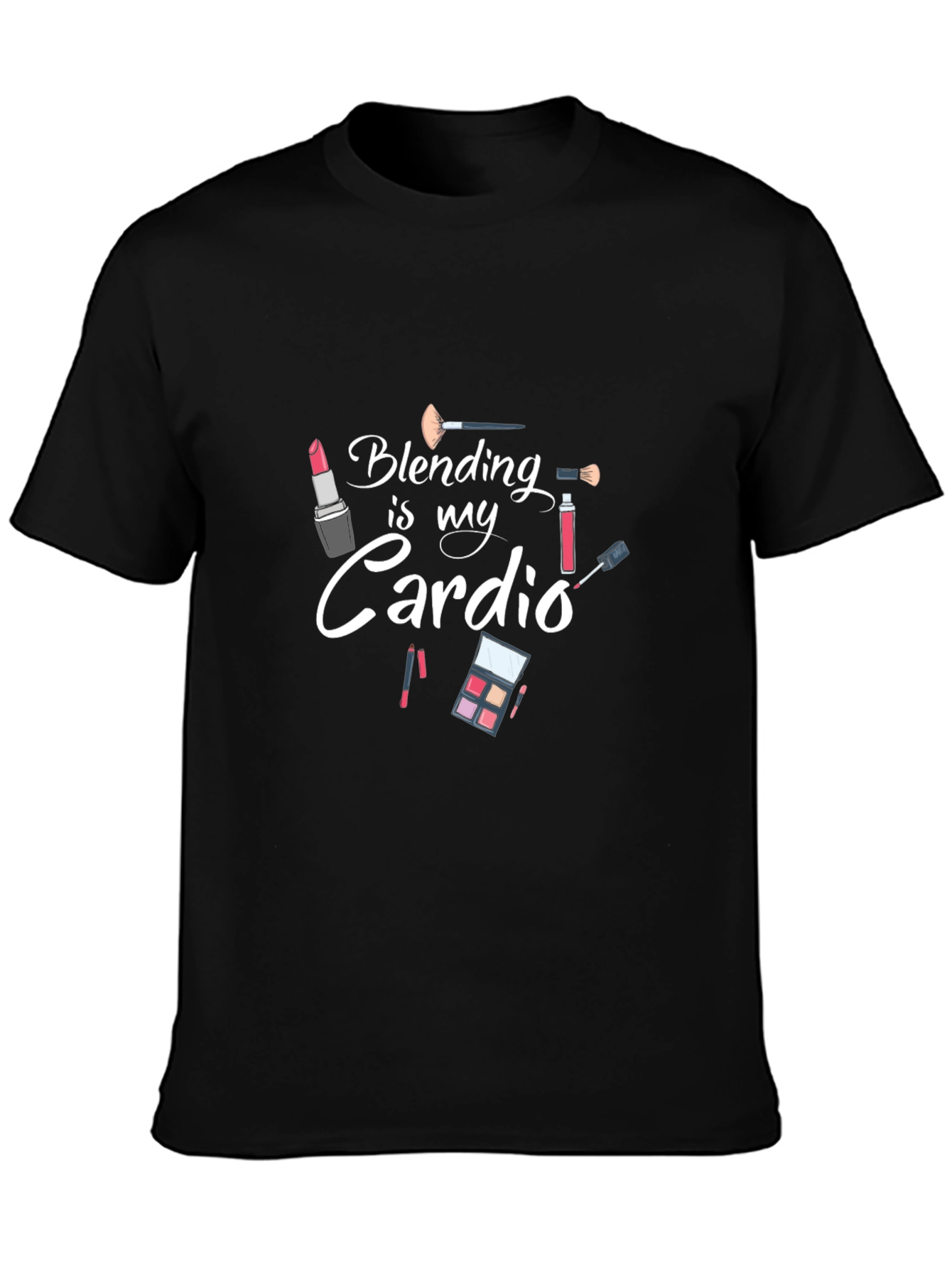 Blending is My Cardio Black T-Shirt