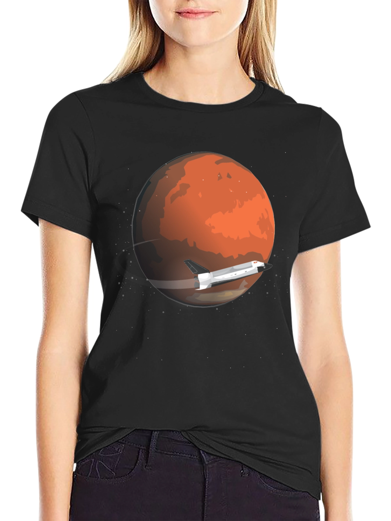 Mars Shuttle T-Shirt - Space Travel Design