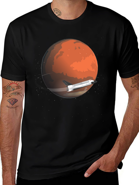 Mars Shuttle T-Shirt - Space Travel Design