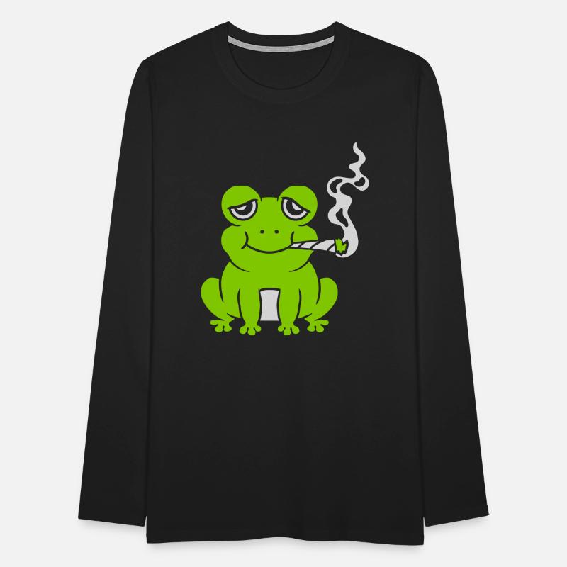 weed joint frog stoned