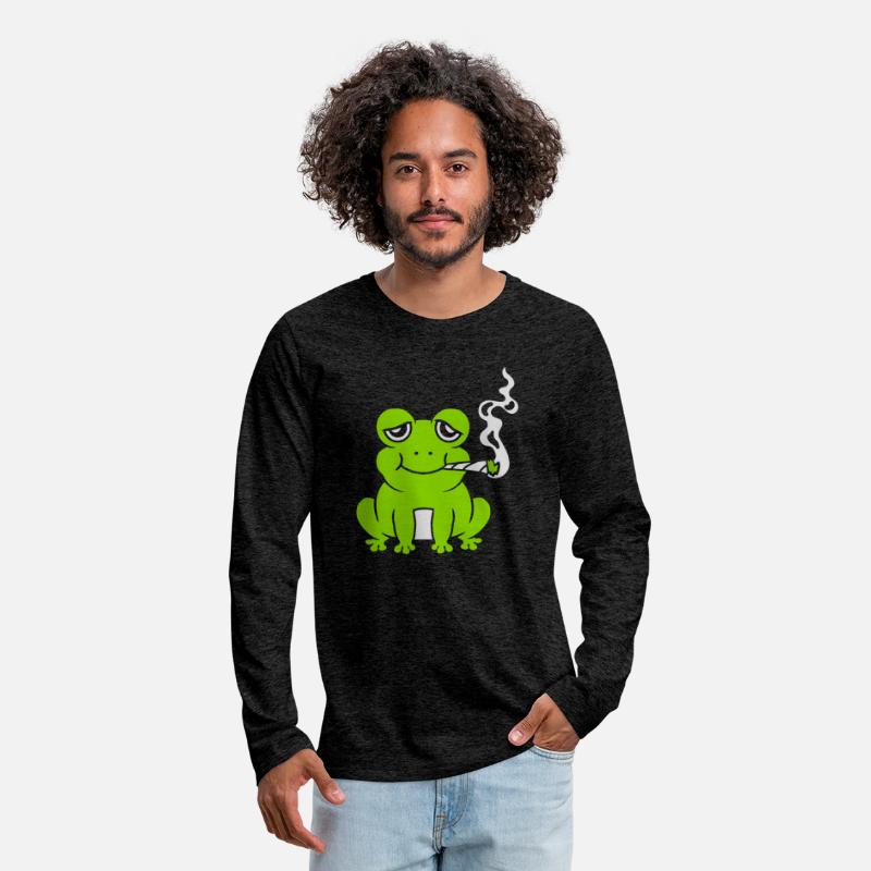 weed joint frog stoned