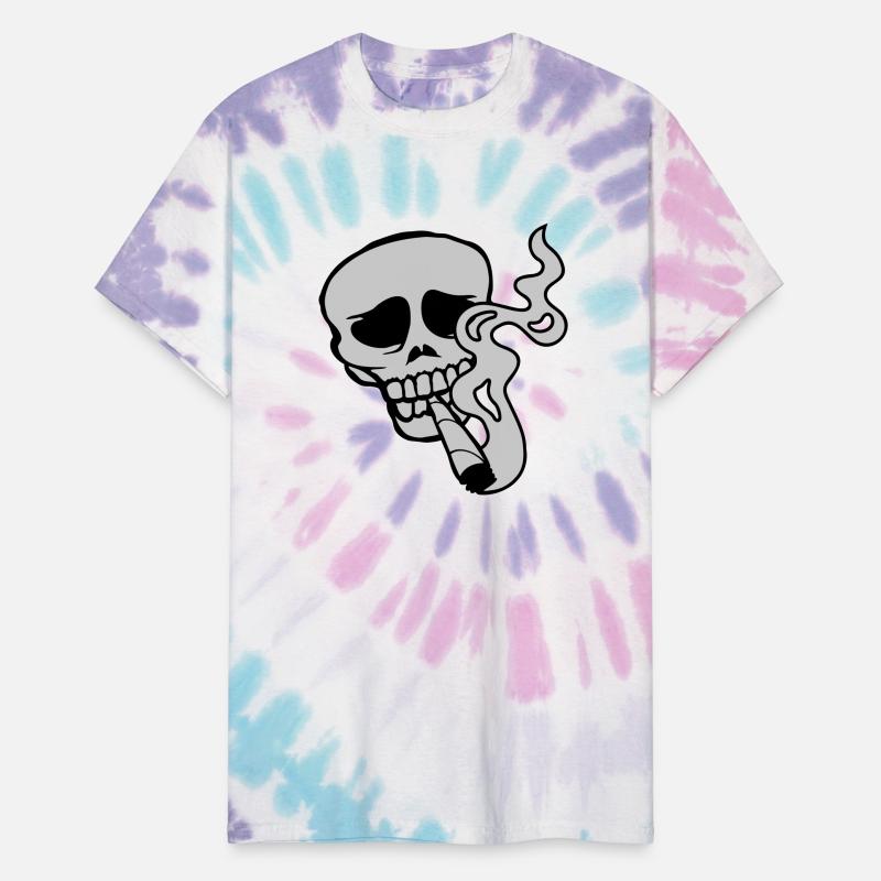 weed smoke skull skeleton