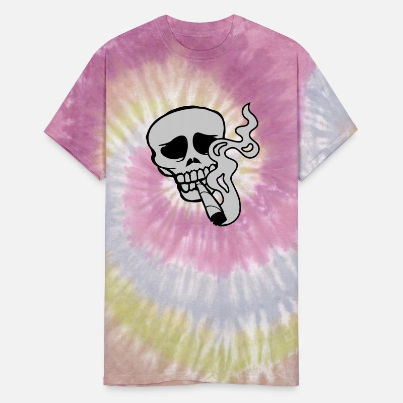 weed smoke skull skeleton