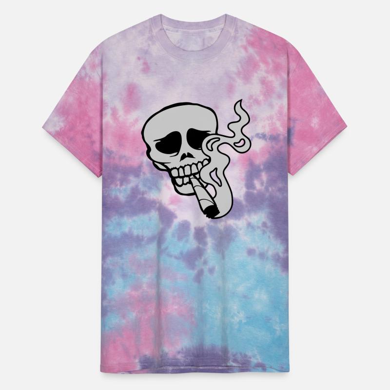 weed smoke skull skeleton