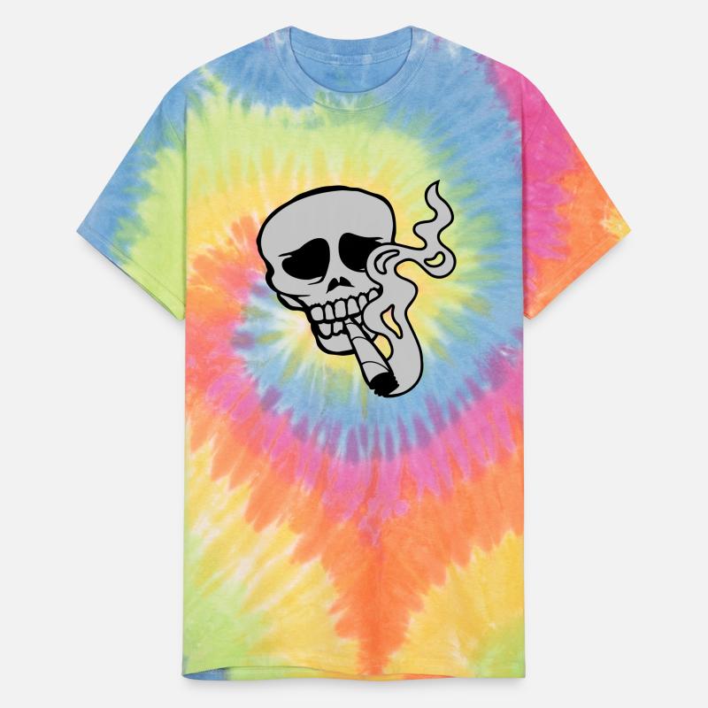 weed smoke skull skeleton