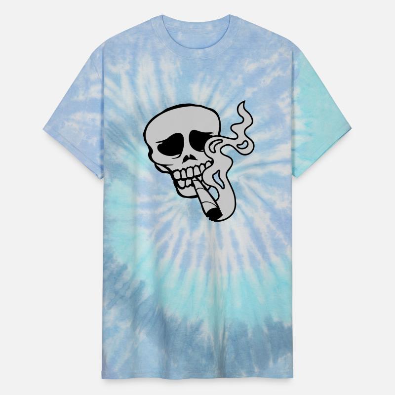 weed smoke skull skeleton