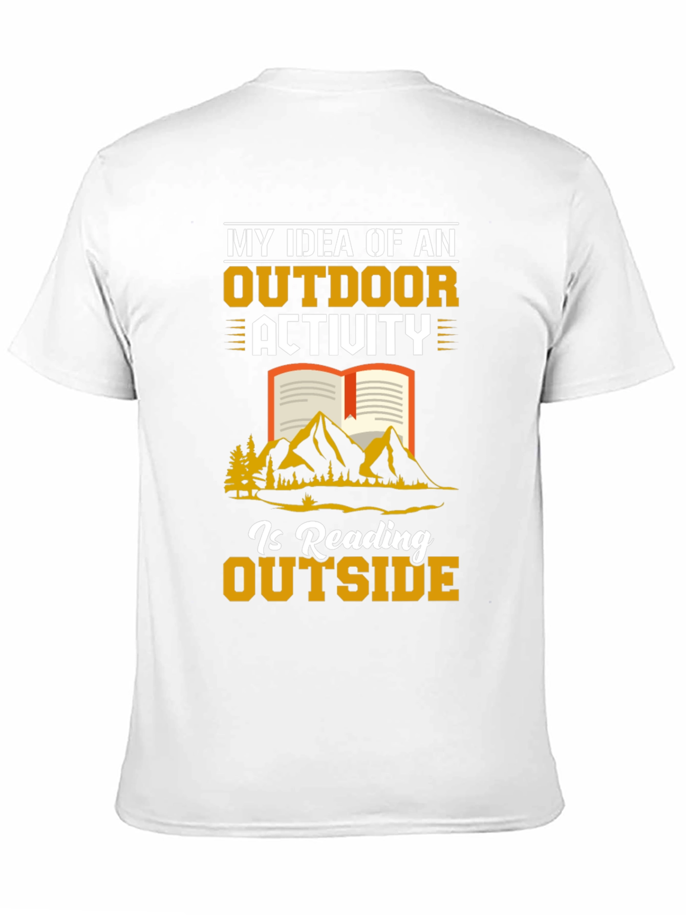 Reading Outside Graphic T-Shirt