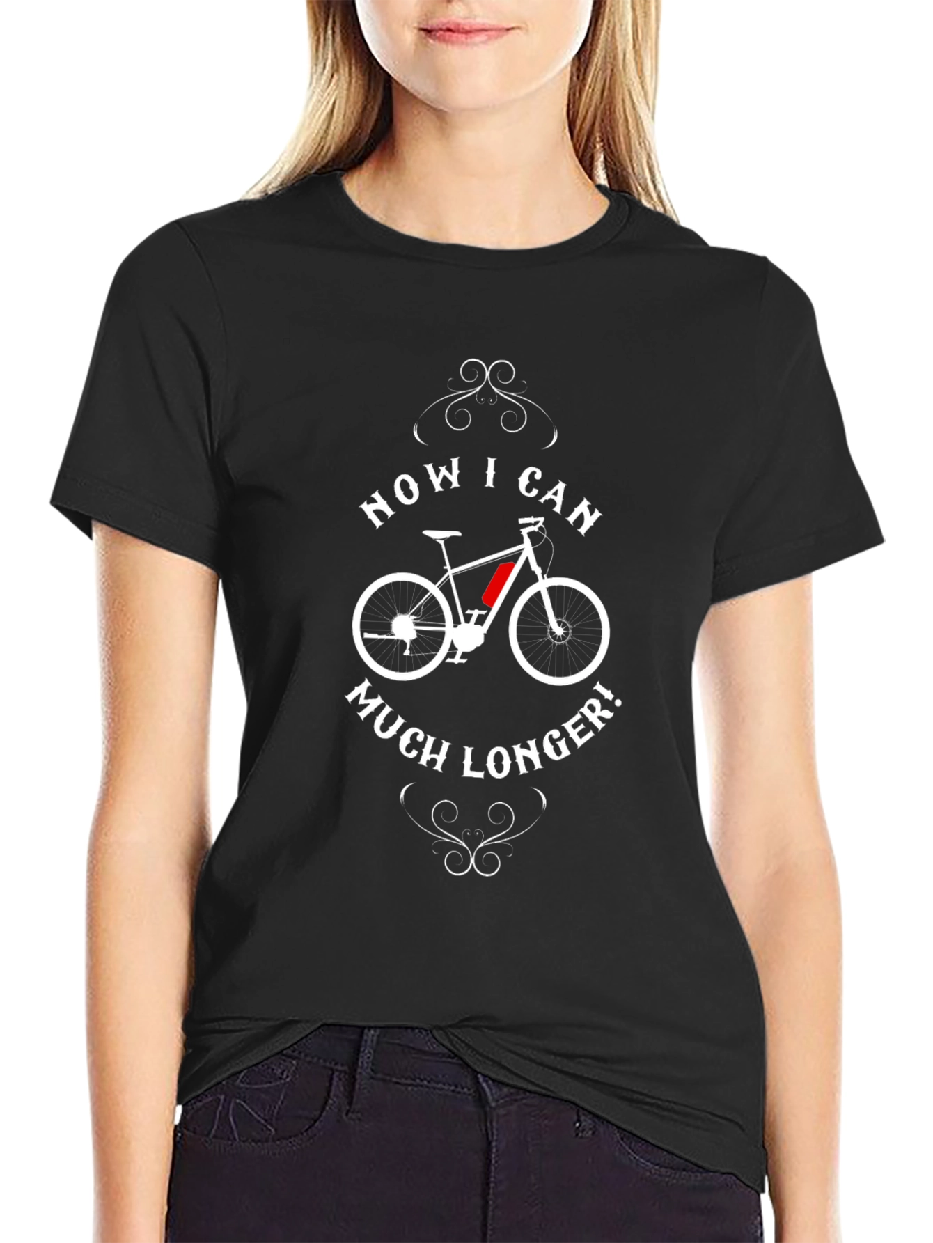 Electric Bike T-Shirt - Now I Can Ride Longer!