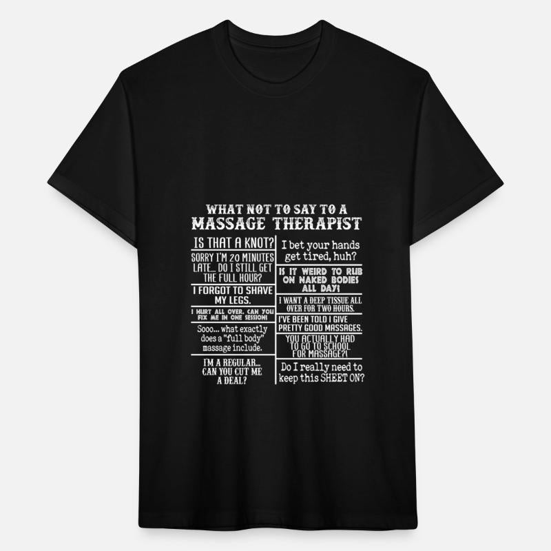 What Not To Say To A Massage Therapist Funny