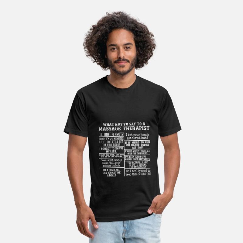 What Not To Say To A Massage Therapist Funny