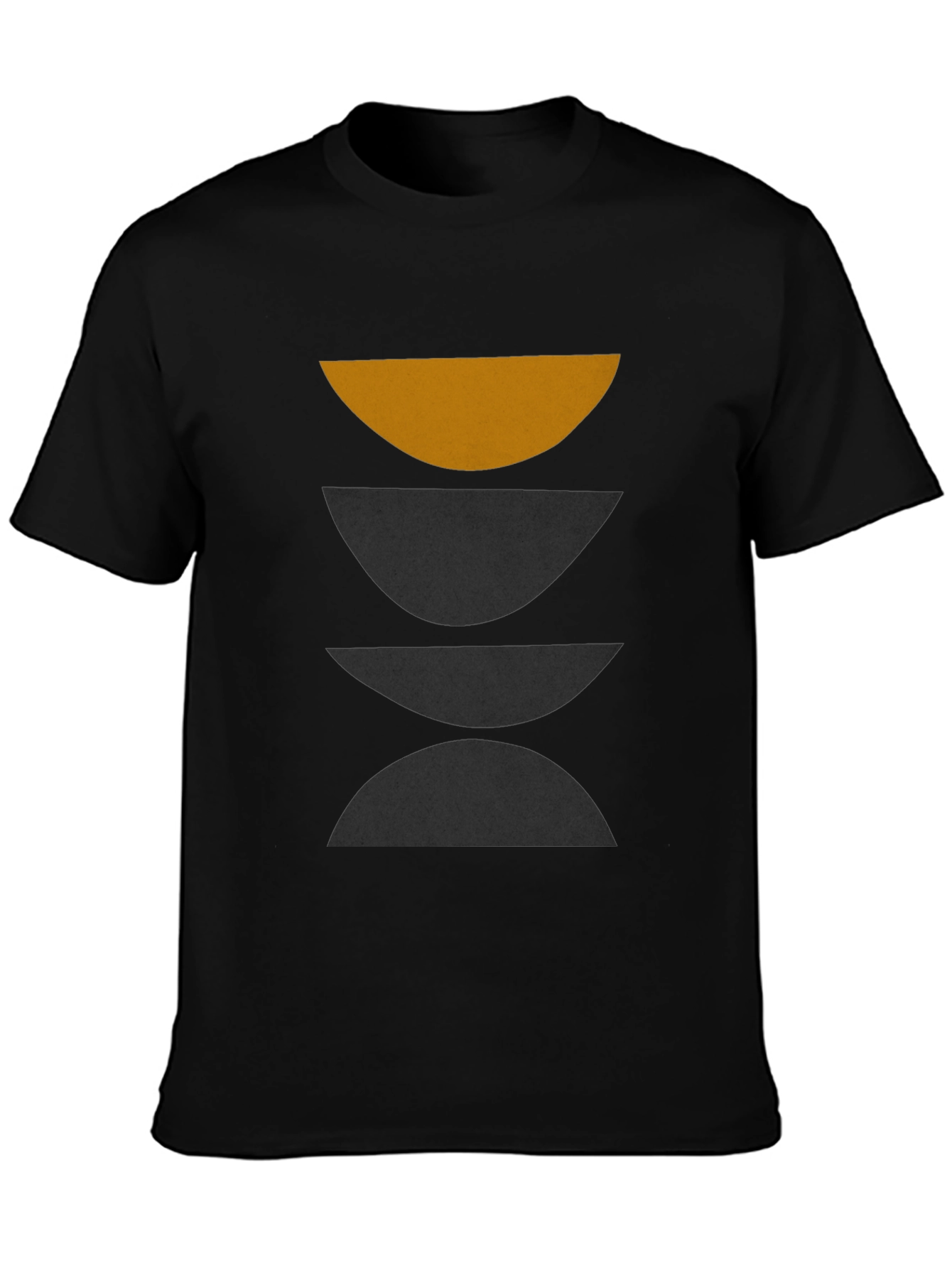 Minimalist Geometric Graphic Print T-Shirt