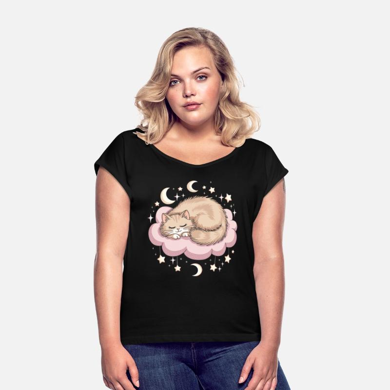 Whimsical Escapism Cat on a Dreamy Cloud