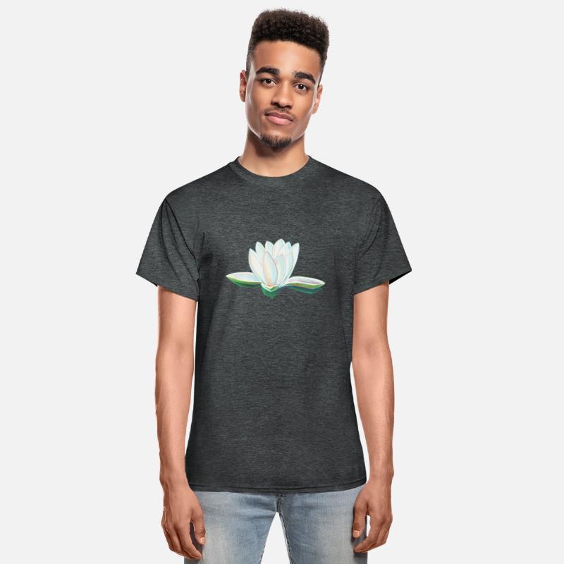 White Lotus Flower Illustration