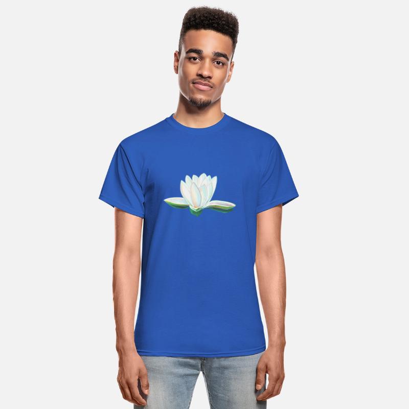 White Lotus Flower Illustration
