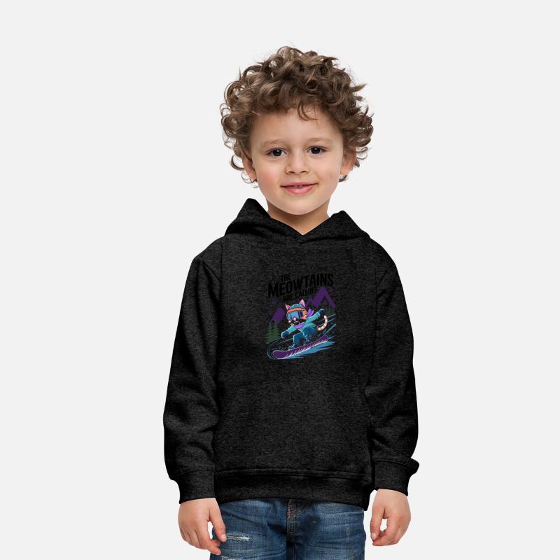 winter feline snowboarding adventure