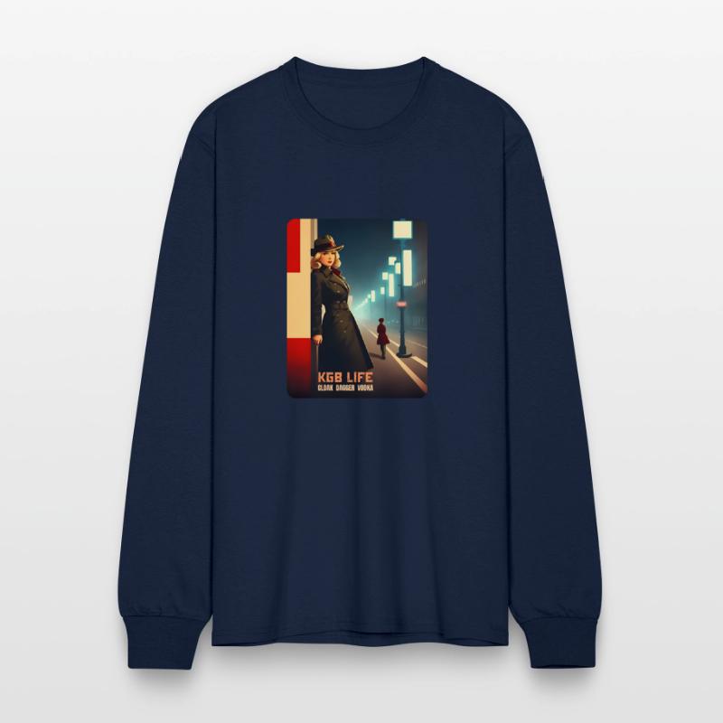 Witty Retro Art Style Soviet Union KGB USSR Humor