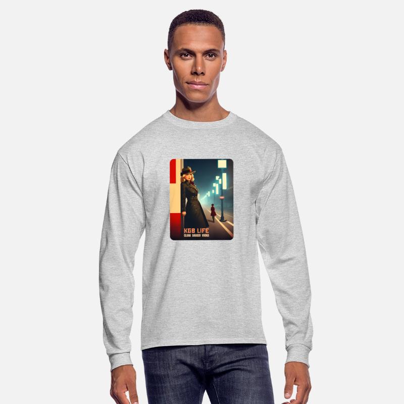 Witty Retro Art Style Soviet Union KGB USSR Humor