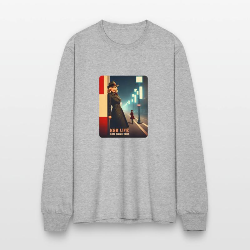 Witty Retro Art Style Soviet Union KGB USSR Humor