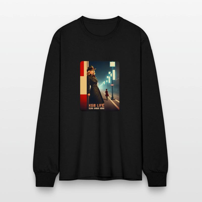 Witty Retro Art Style Soviet Union KGB USSR Humor