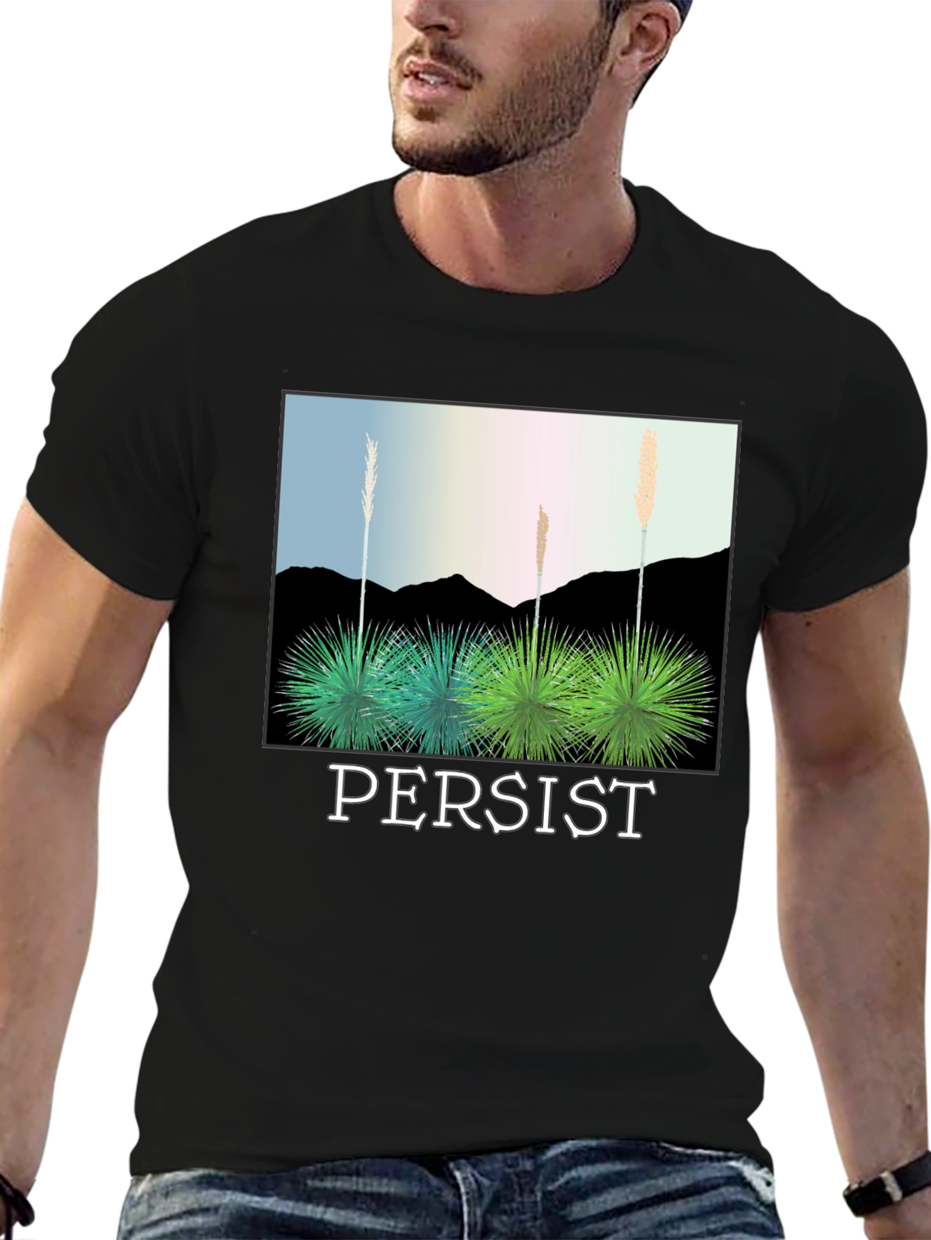 Persist Desert Plant Graphic Tee