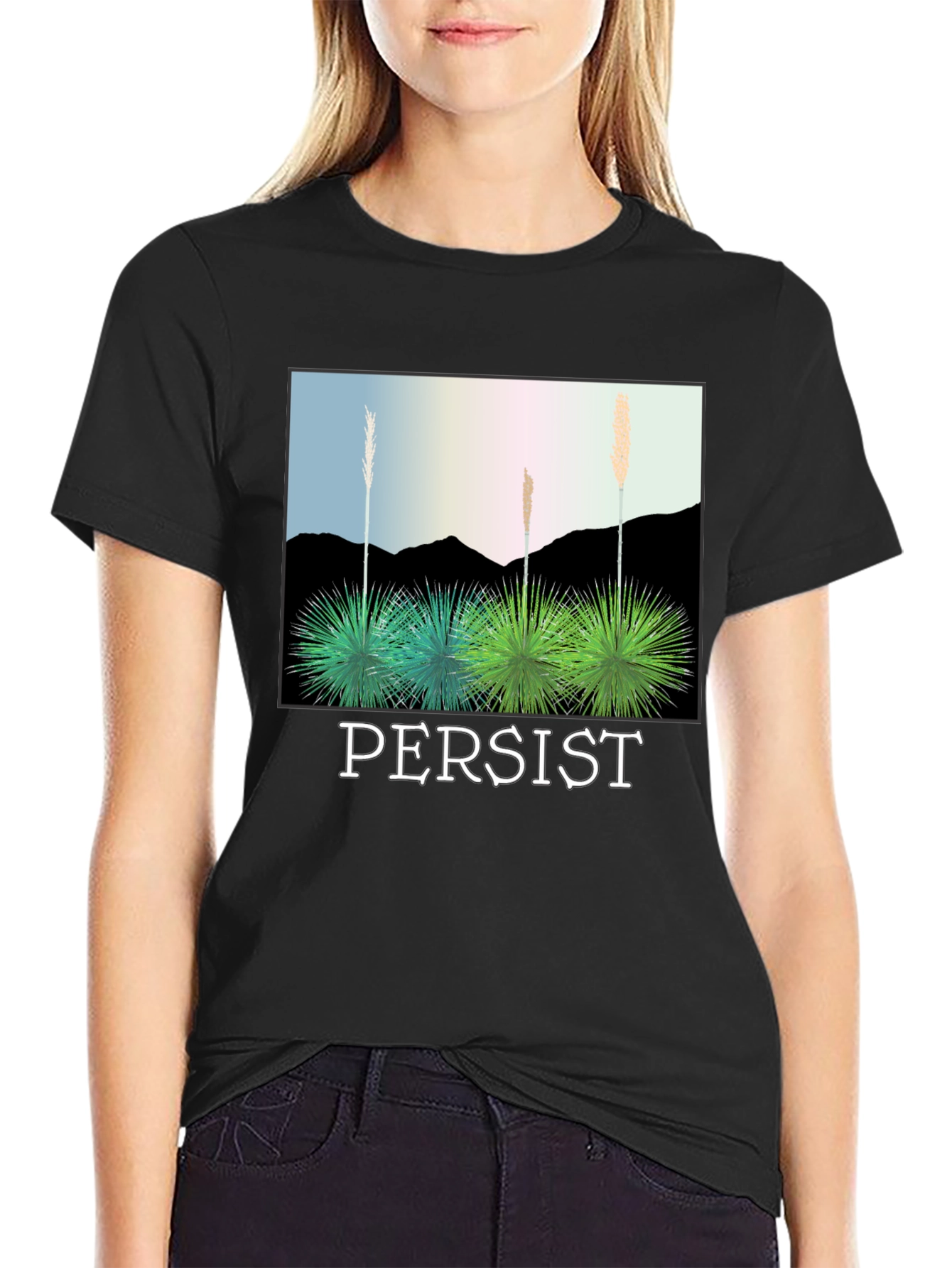 Persist Desert Plant Graphic Tee