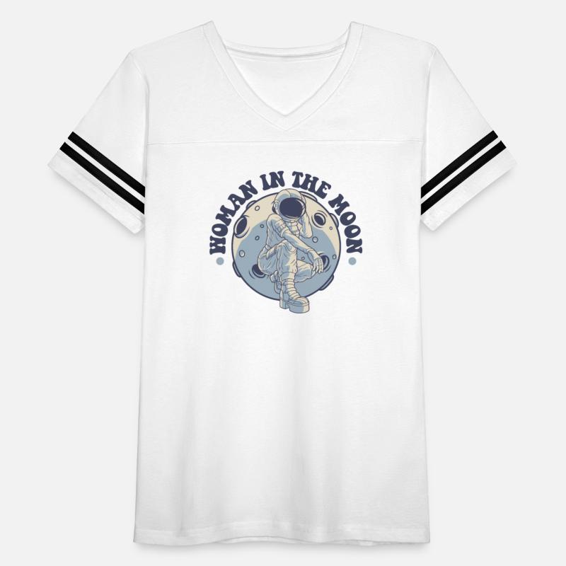 Woman In The Moon Spacecraft Cosmonaut Astronaut